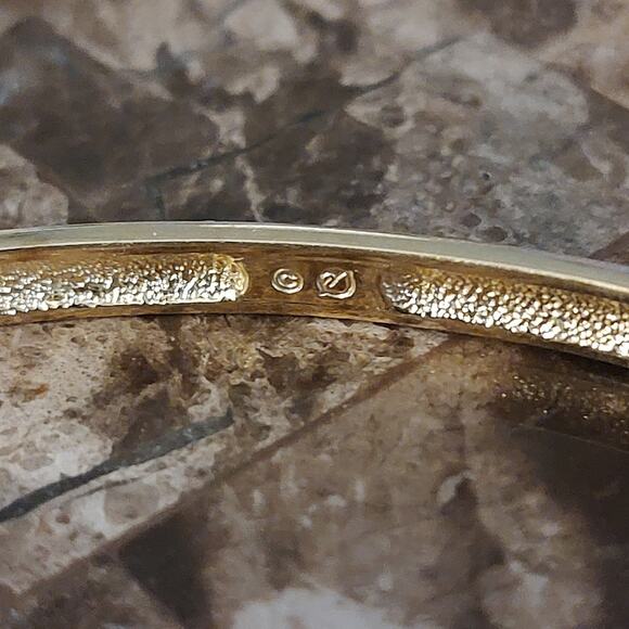 Swarovski Gold Tone Bracelet with Crystal Accents - Picture 6 of 14